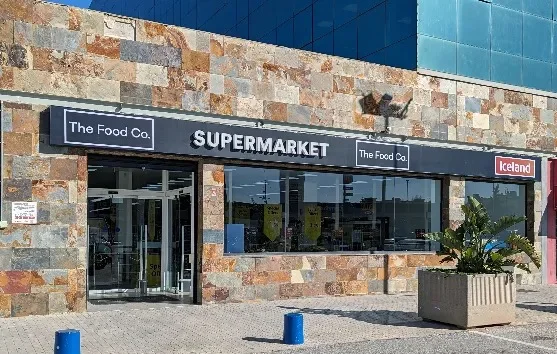 The Food Co Miramar storefront, with the Iceland sign